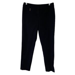 Anne‎ Klein Women's Black Slim Leg Ankle Pants Size 6 Career Casual